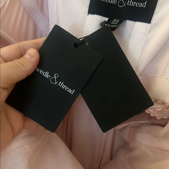 Needle & Thread Pink Hyacinth ruffle Gown for wedding/prom/balls - Picture 6 of 9